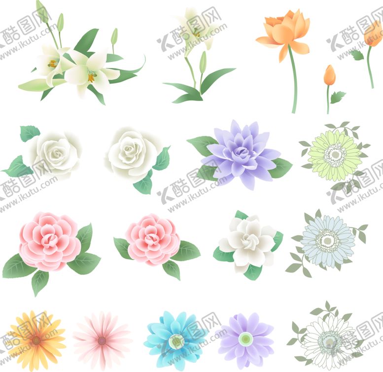 编号：12011510110059066556【酷图网】源文件下载-鲜花素材