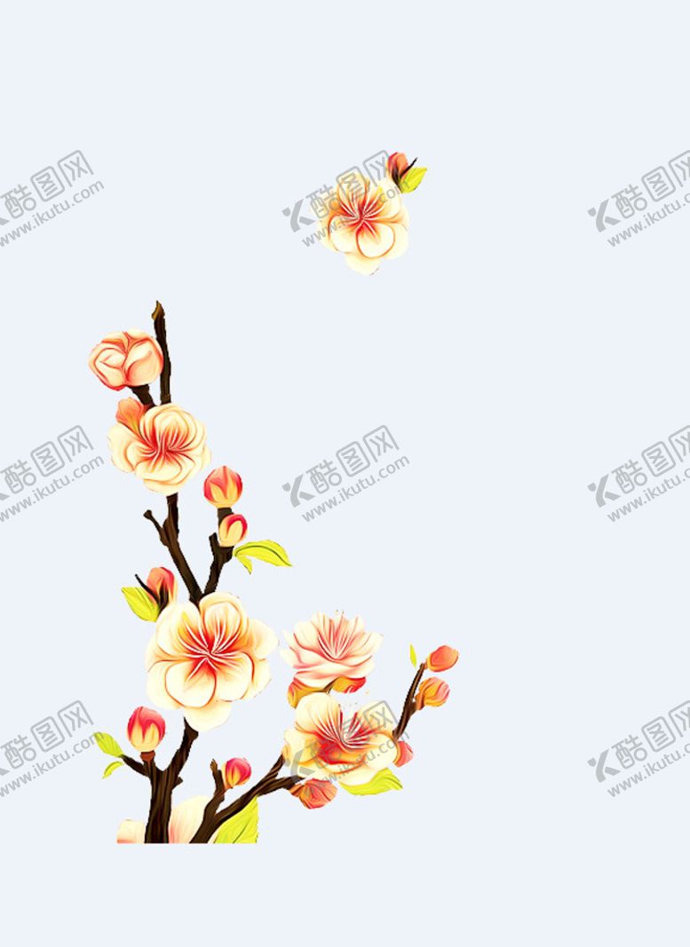 编号：59023710270148276146【酷图网】源文件下载-中国风水墨花卉PNG免扣