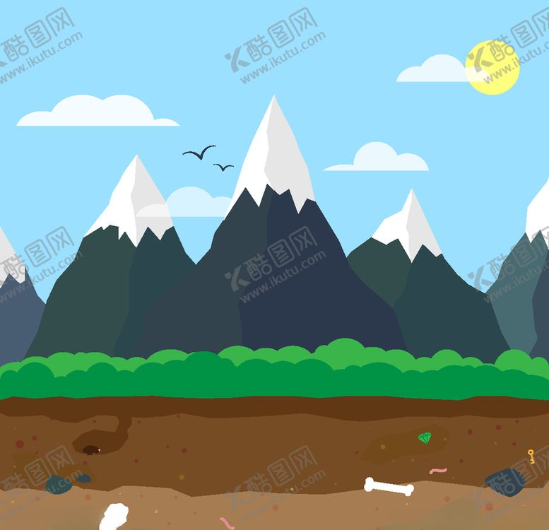 编号：30490205190227257629【酷图网】源文件下载-风景插画