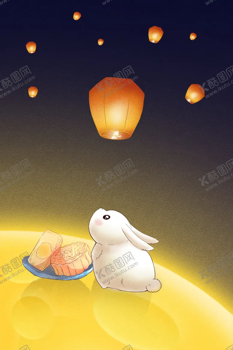 编号：42021509271343179490【酷图网】源文件下载-中秋节日活动宣传背景素材