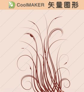 花草剪纸花草壁纸简洁手绘生活影装饰纹古典纹
