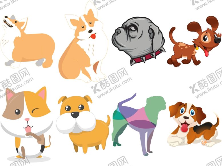编号：35425309200622019950【酷图网】源文件下载-卡通狗