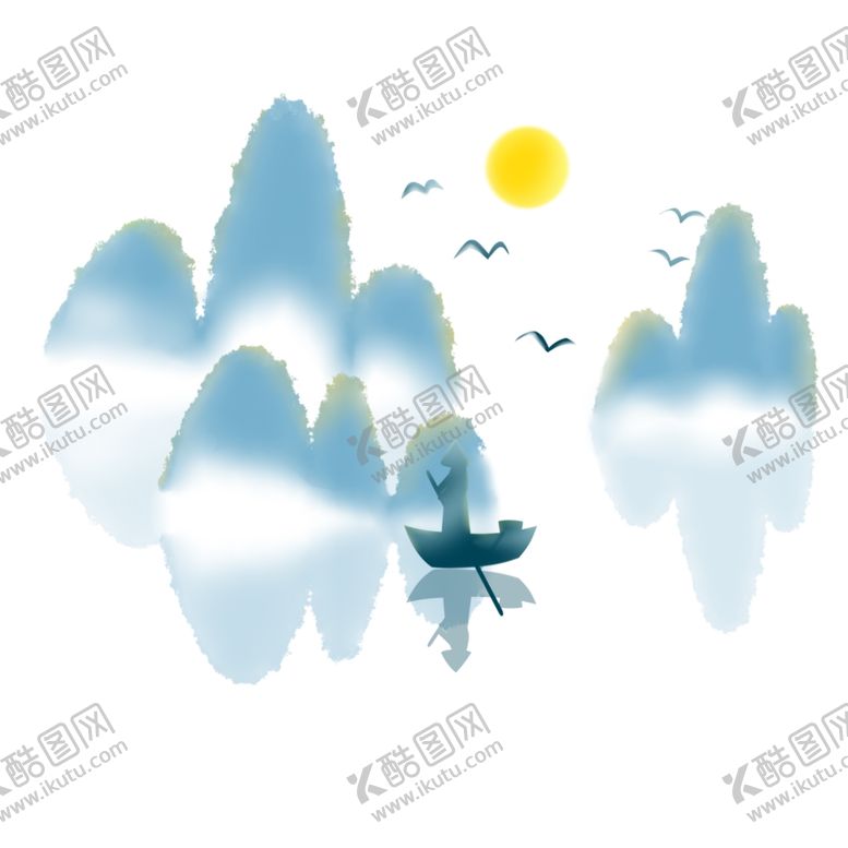 编号：45870703241357534772【酷图网】源文件下载-水墨山水