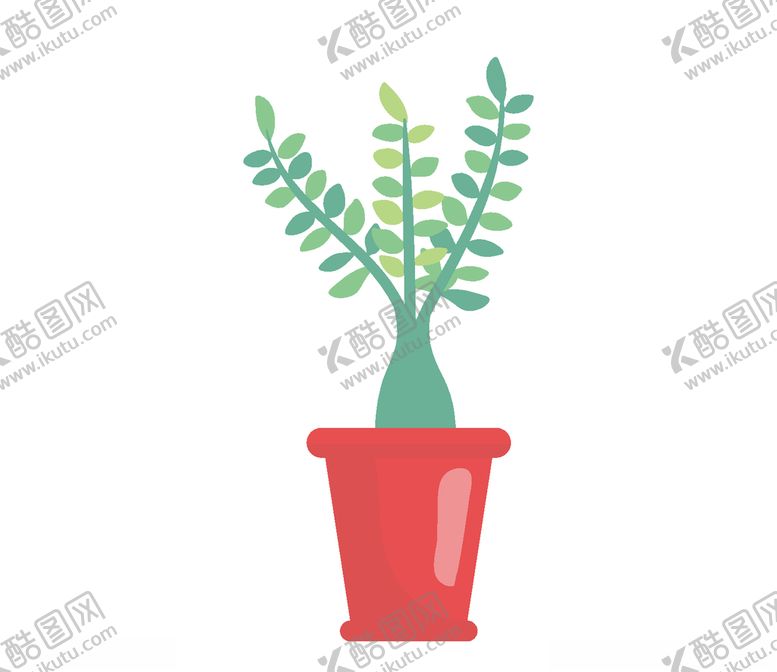 编号：56257410252054068291【酷图网】源文件下载-矢量北欧多肉植物