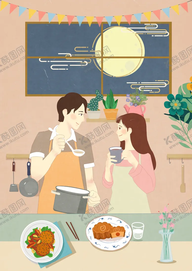 编号：84016710070610381204【酷图网】源文件下载-中秋海报