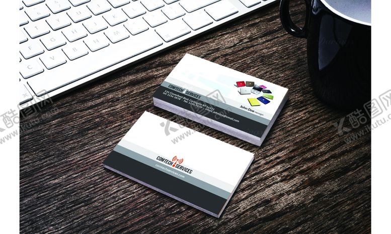 编号：69241209291512449779【酷图网】源文件下载-简约通用名片双面PSD展开图