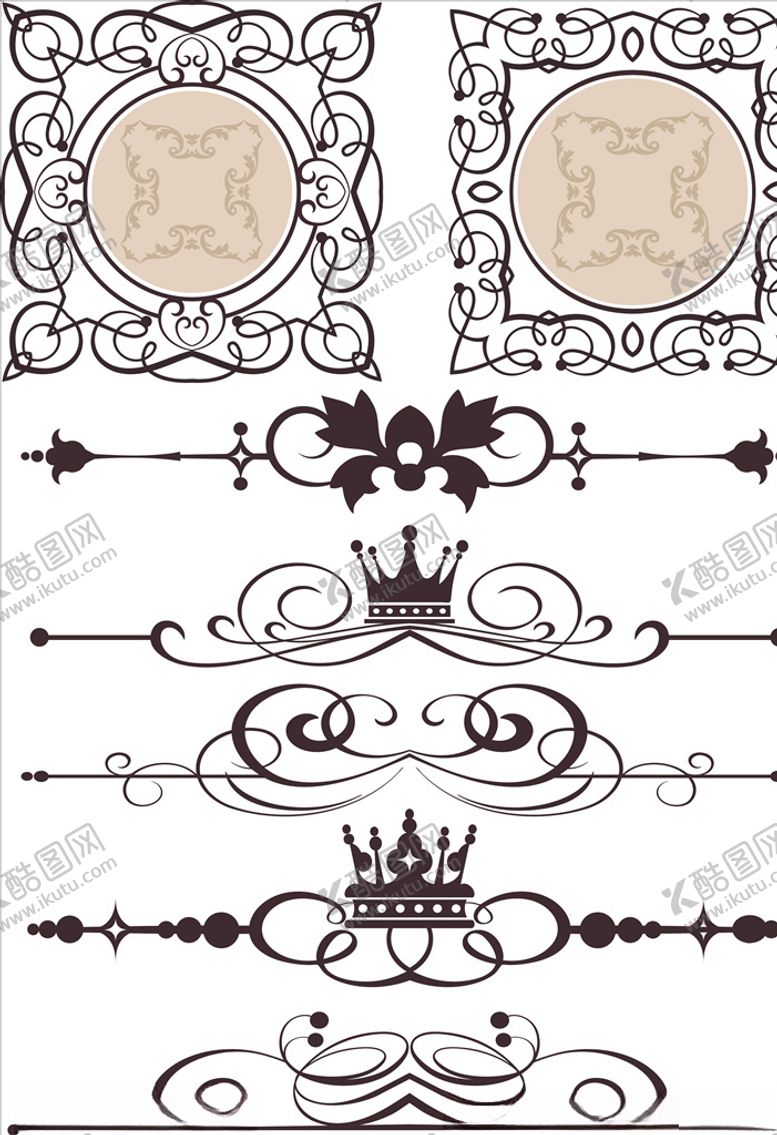 编号：45225909201922569390【酷图网】源文件下载-矢量时尚花纹