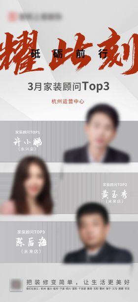 TOP3高级人物海报