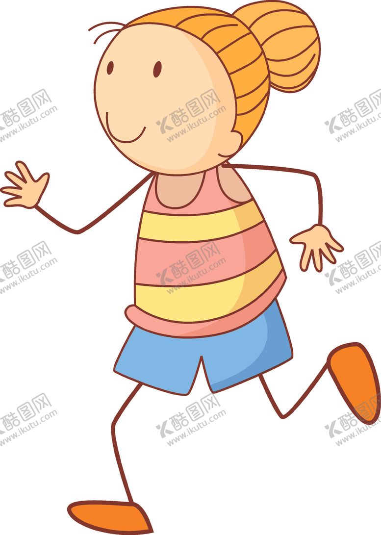 编号：93963803150510085775【酷图网】源文件下载-矢量手绘女孩