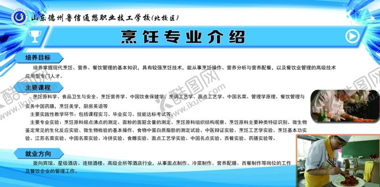 编号：90522410200253509320【酷图网】源文件下载-烹饪展板