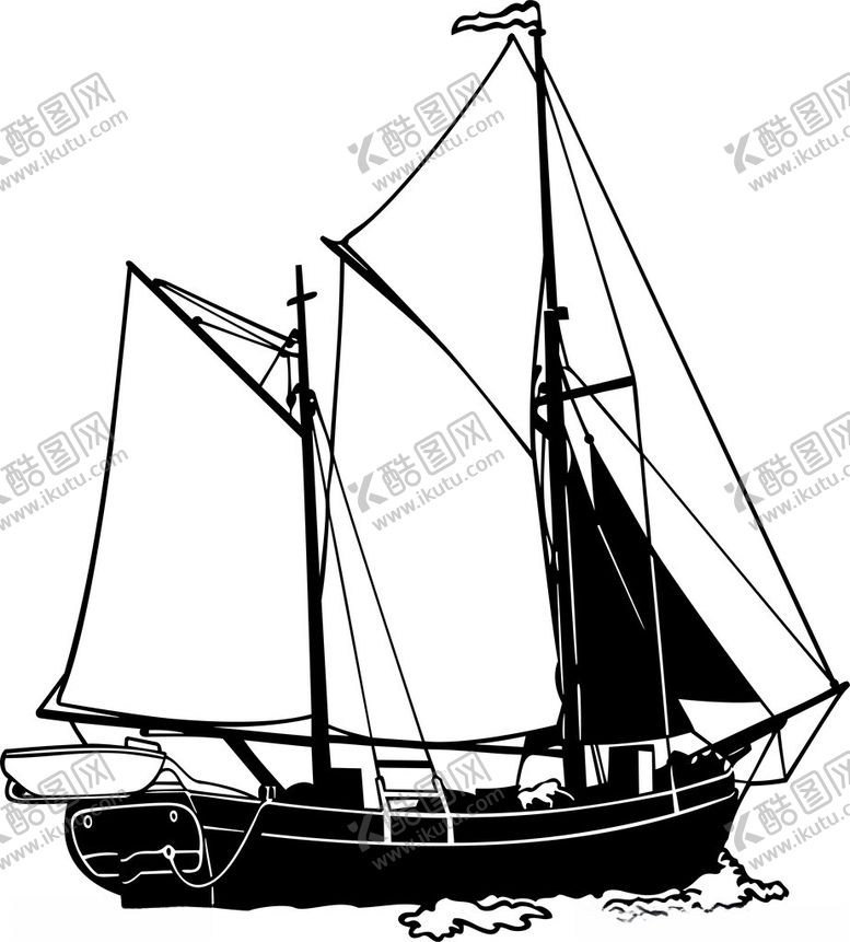 编号：89147002170748539565【酷图网】源文件下载-创意手绘帆船