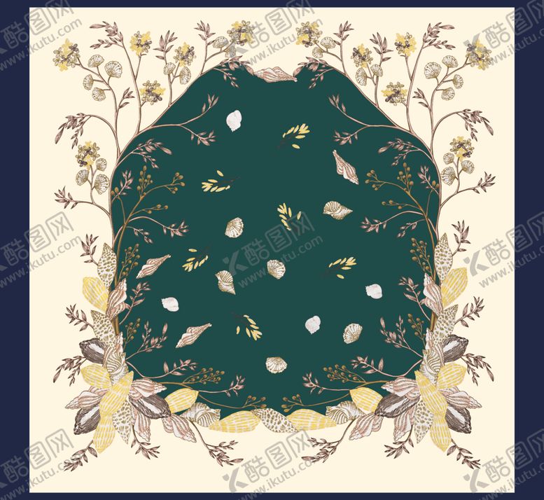 编号：38200309191636166953【酷图网】源文件下载-方巾大牌数码印花