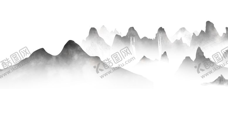 编号：44790407081010238889【酷图网】源文件下载-免抠图中国山水水墨风