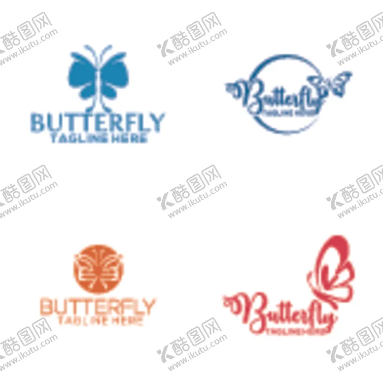 编号：81030907020415593122【酷图网】源文件下载-蝴蝶logo