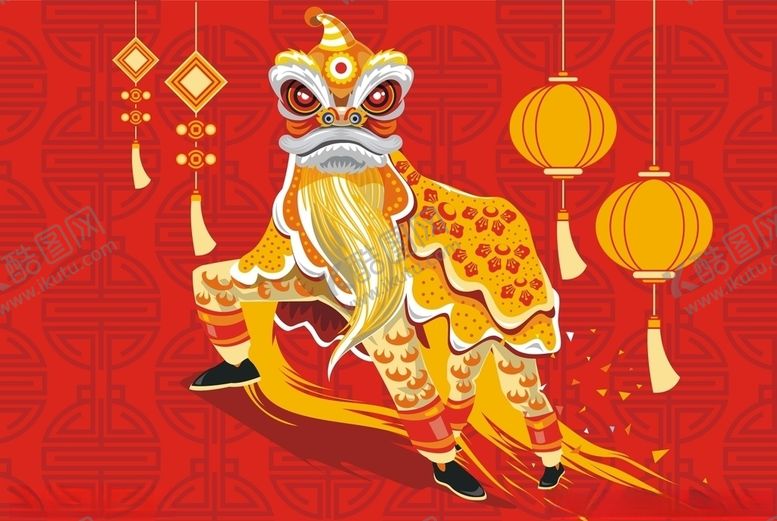 编号：93619810282315251696【酷图网】源文件下载-新年插画