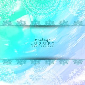 梦幻水彩纹理背景图