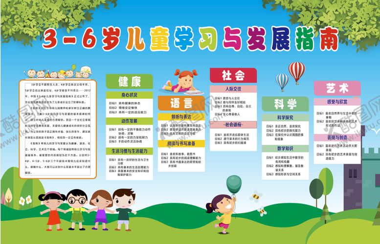 编号：56815401232004469453【酷图网】源文件下载-幼儿园发展指南