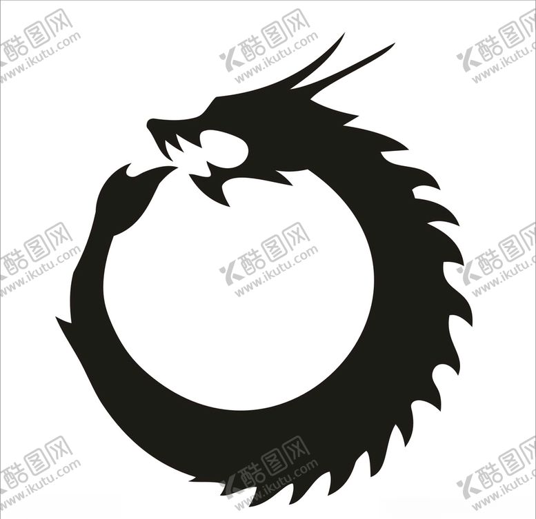 编号：74276310121332292101【酷图网】源文件下载-龙形墨迹