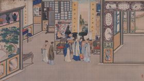 红楼梦国画工笔艺术扫描