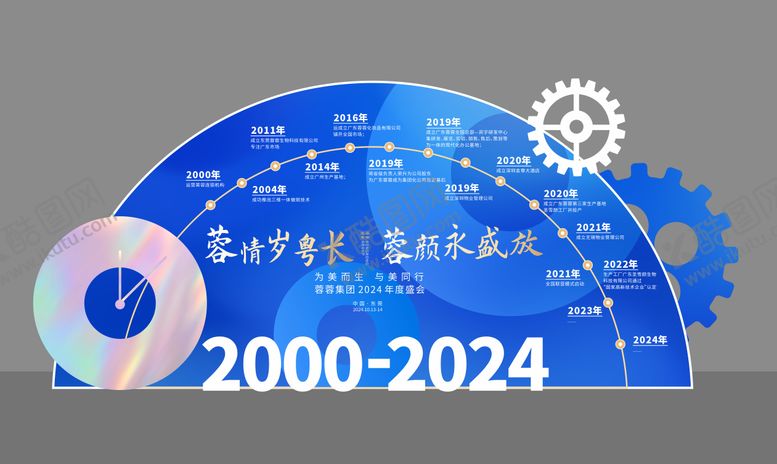 编号：81577404221943032546【酷图网】源文件下载-年会氛围展板