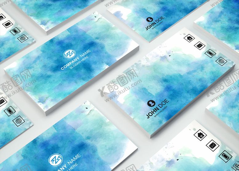 编号：11976009240331425780【酷图网】源文件下载-矢量名片模板