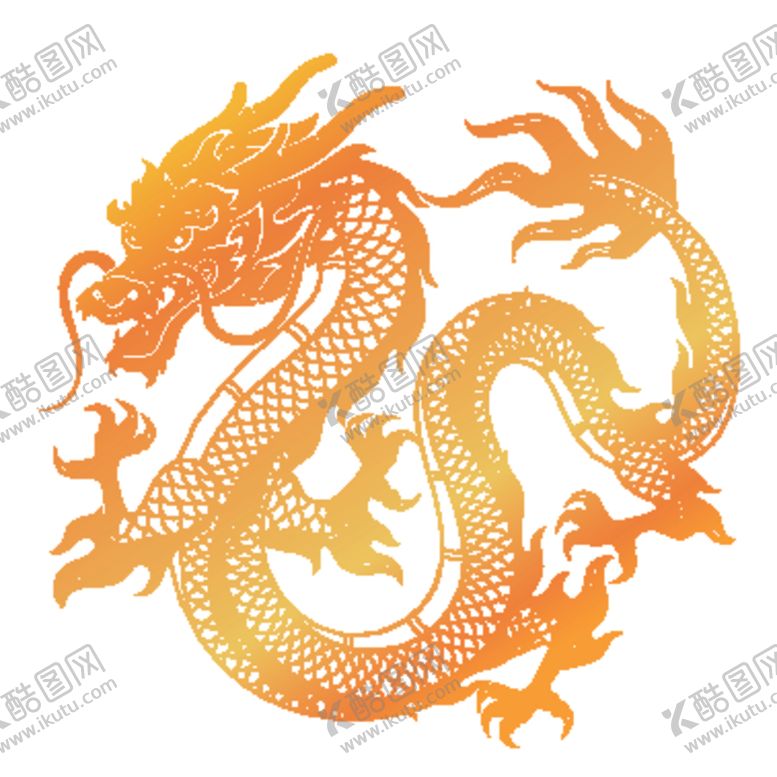 编号：87076506250053151509【酷图网】源文件下载-龙形象设计图案