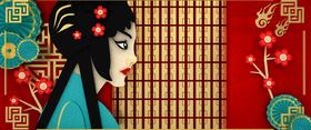 中国风国潮背景插画图片