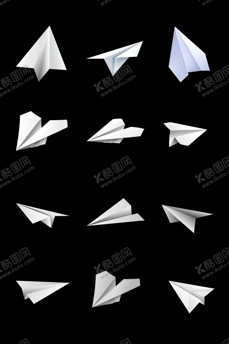 编号：11087503280917505962【酷图网】源文件下载-纸飞机
