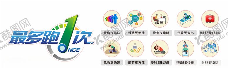 编号：97506005160032113972【酷图网】源文件下载-医疗最多跑一次