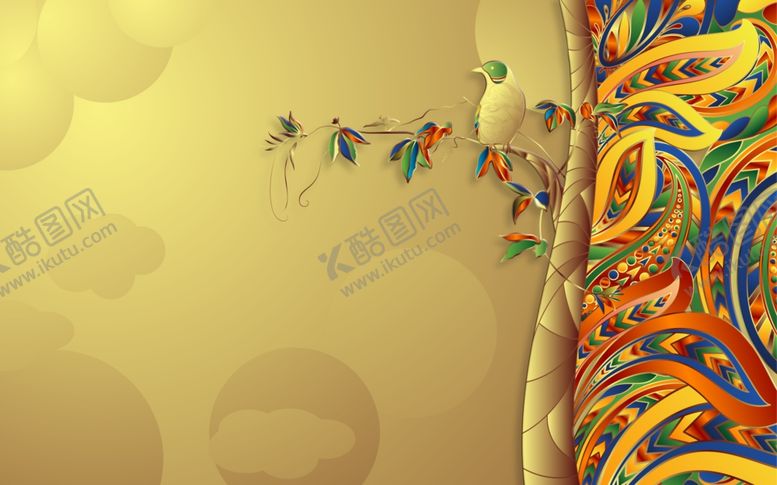 编号：61152807060540476171【酷图网】源文件下载-电视背景墙装饰画
