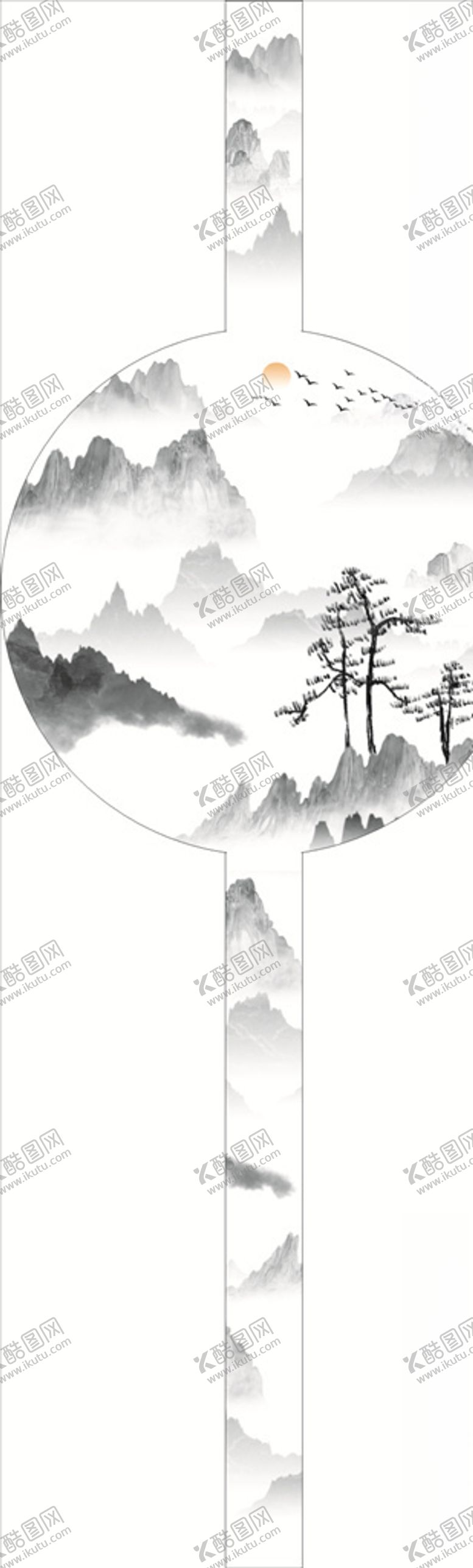 编号：91867606270751562935【酷图网】源文件下载-水墨山水画