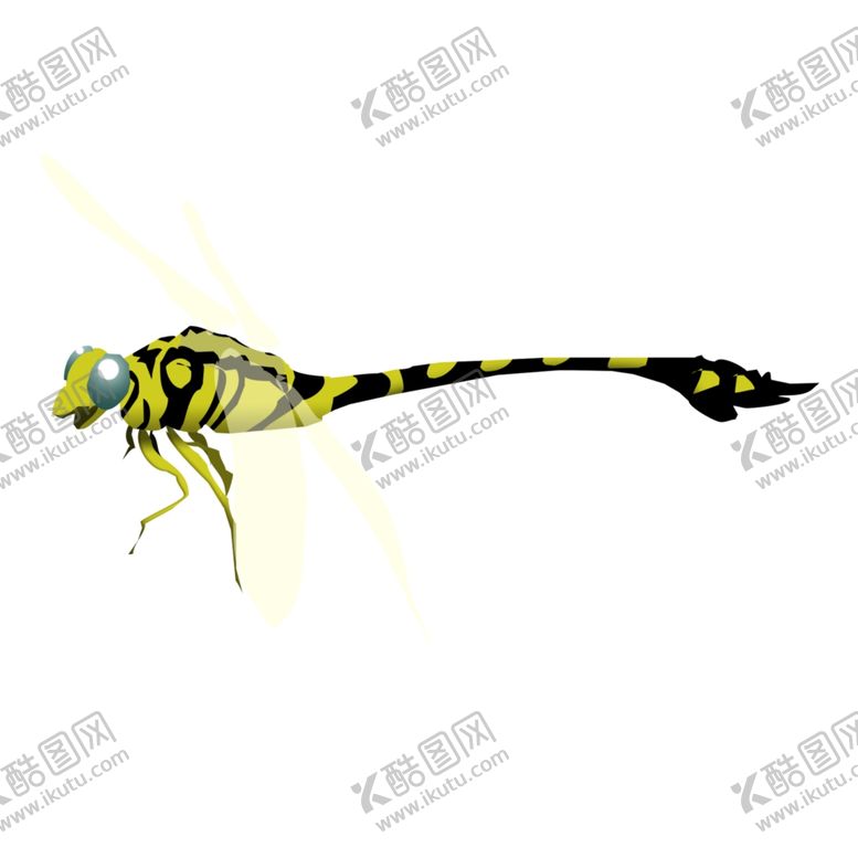 编号：89838305110853389584【酷图网】源文件下载-蜻蜓昆虫图片插画