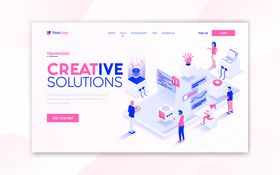 时尚高端清新简约大气