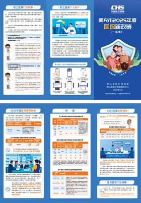 医保三折页