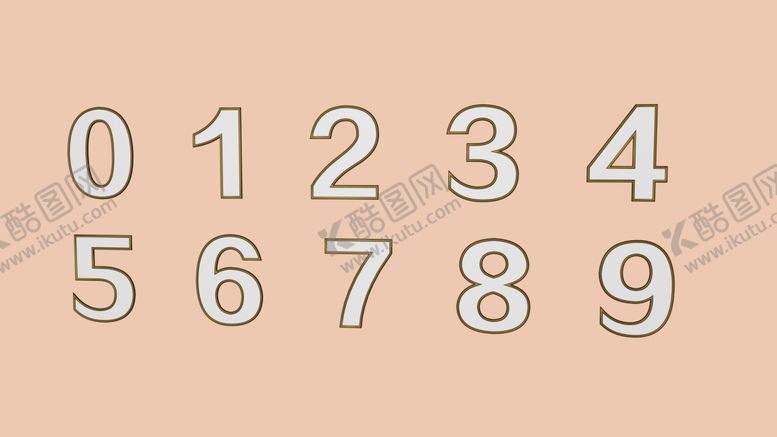 编号：21660910120637191621【酷图网】源文件下载-数字