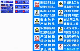 工地安全警示牌