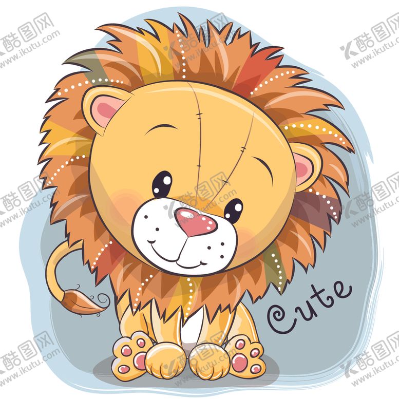 编号：69587709271956214380【酷图网】源文件下载-卡通狮子