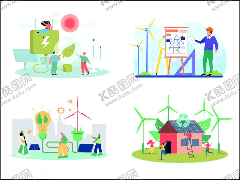 编号：95128209141435537762【酷图网】源文件下载-绿色能源与环保生活场景