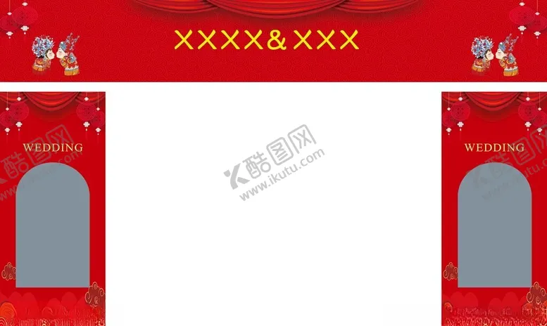 编号：74158812102031596453【酷图网】源文件下载-婚礼门头