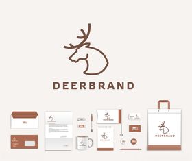 鹿品牌企业视觉设计套装