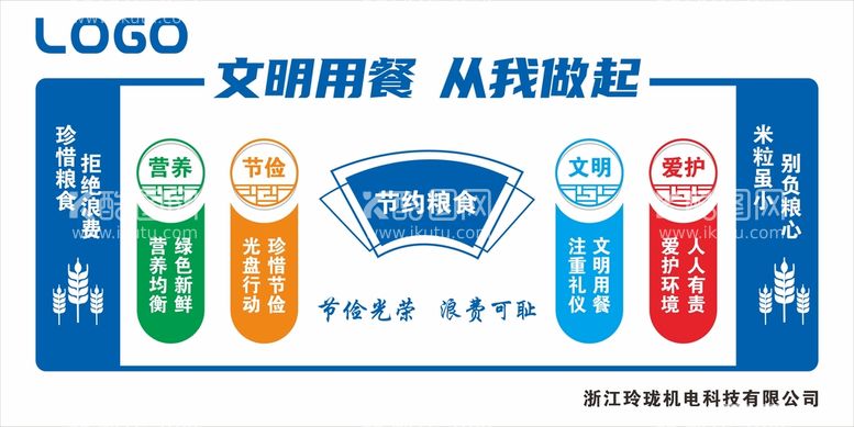 编号：51718711130130075915【酷图网】源文件下载-学校食堂标语餐厅展板食堂文化