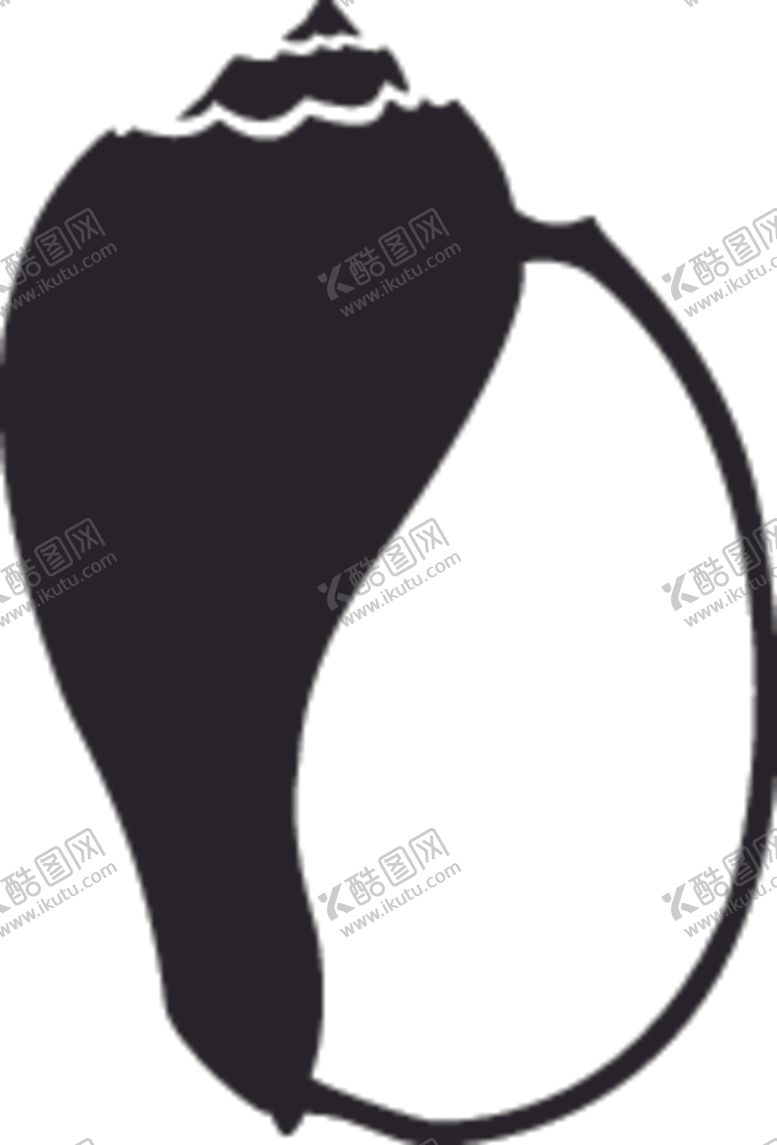 编号：89017609121056377253【酷图网】源文件下载-海洋生物系列海螺