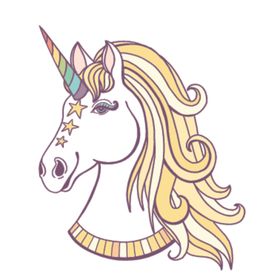 独角兽简笔插画