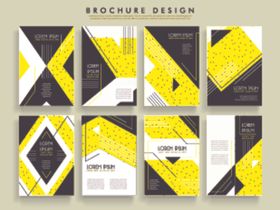 几何图案宣传册设计模板