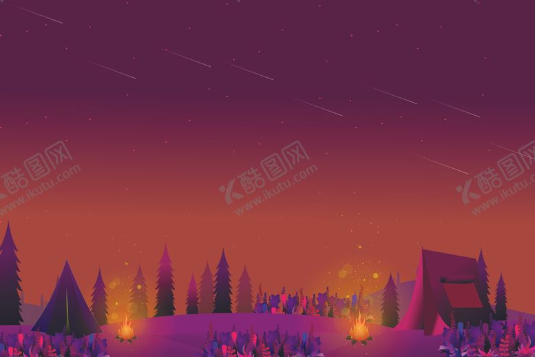 编号：20058610012011524045【酷图网】源文件下载-自然风光插画