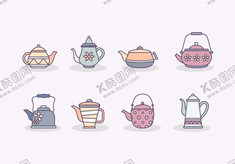 编号：45112509190933051457【酷图网】源文件下载-可爱水壶