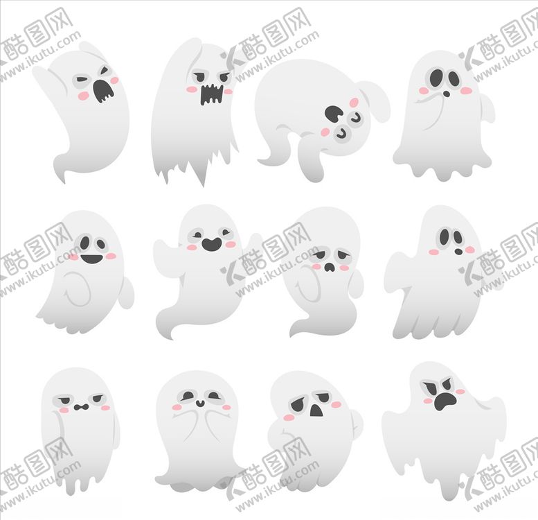 编号：98484411011521215419【酷图网】源文件下载-卡通幽灵