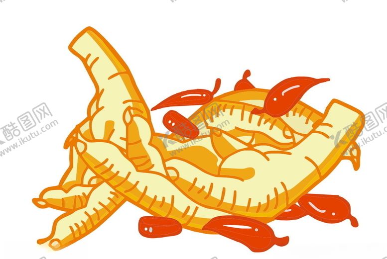 编号：37885207050503077591【酷图网】源文件下载-矢量鸡爪泡椒凤爪