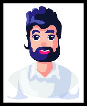 手绘男人男孩卡通卡通动画动画