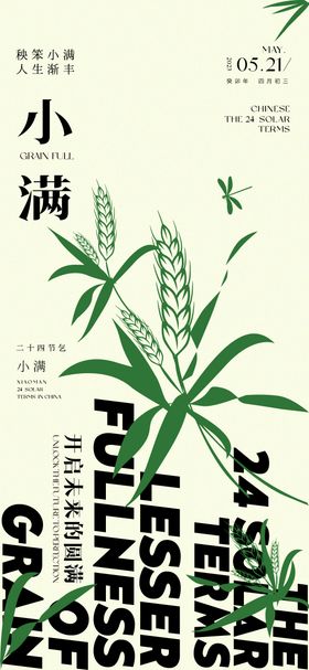 小满夏夜创意海报